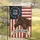 Distressed Betsy Ross Flag Horse 1776-2026 - USA 250th Anniversary Gift for Veterans Garden Flag - 5