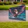 Bald Eagle American Flag Santa Christmas Cityscape - USA 250th Anniversary 1776-2026 Yard Sign - 3