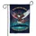 Bald Eagle Santa American Flag NYC - USA 250th Anniversary Christmas Patriotic Celebration Garden Flag - 3