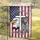 Bald Eagle American Flag Cross Jesus 1776-2026 One Nation Under God USA 250th Anniversary Garden Flag - 5