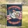 Bald Eagle American Flag Liberty Bell Statue 1776-2026 - USA 250th Anniversary Patriotic Garden Flag - 5