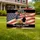 Soldier Helmet Iwo Jima Flag We The People - America's 250th Anniversary for Veterans Yard Sign - 1