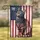 Tabby Cat American Flag 250 Years - USA 1776-2026 Patriotic Anniversary Garden Flag - 1