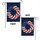 Patriotic Floral Wreath American Flag Rosettes - USA 250th Anniversary 1776-2026 Garden Flag - 4