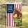 Betsy Ross Flag Horse Rural Landscape 1776-2026 - USA 250th Anniversary Patriotic Garden Flag - 5