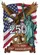 Patriotic Bald Eagle Liberty Statue Flag Liberty Bell - USA 250th Anniversary 1776-2026 Garden Flag - 6