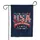 USA Flag Stripes Stars Roses Daisies Patriotic 250 Years of Freedom 1776-2026 Independence Day Garden Flag - 3