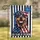 Rottweiler American Flag 1776-2026 Thin Blue Line Cross - USA 250 Years of Freedom Garden Flag - 1