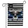 Bald Eagle Police Badge Thin Blue Line 1776-2026 - USA 250th Anniversary Patriotic Garden Flag - 3