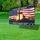 Wooden Cross American Flag Soldiers - USA 250th Anniversary 1776-2026 for Veterans Yard Sign - 4