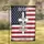 God Family Country Cross Distressed American Flag - 250th Anniversary 1776-2026 Garden Flag - 1