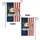 Bald Eagle USA Map American Flag Statue of Liberty - 250th Anniversary 1776-2026 Garden Flag - 4