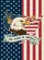 Bald Eagle USA Map American Flag Statue of Liberty - 250th Anniversary 1776-2026 Garden Flag - 6