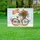 Rustic Bicycle Wicker Basket Daisies Flag - America 250th Anniversary (1776-2026) Yard Sign - 5
