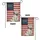 Distressed American Flag Cat 250th Anniversary (1776-2026) Paw Print Patriotic Garden Flag - 4
