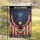 Bald Eagle American Flag Christian Cross 1776-2026 USA 250th Anniversary Gift for Veterans Garden Flag - 5