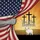 Patriotic American Flag Crosses Lamb - God Bless America Faith & Freedom Decor Yard Sign - 6