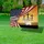 Patriotic American Flag Crosses Lamb - God Bless America Faith & Freedom Decor Yard Sign - 4