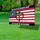 American Flag Cross Crown of Thorns 1776-2026 - One Nation Under God 250th Anniversary Yard Sign - 4