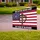 American Flag Cross Crown of Thorns 1776-2026 - One Nation Under God 250th Anniversary Yard Sign - 3