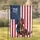 Patriotic Dachshund American Flag with 250 Years Text (1776-2026) - USA 250th Anniversary Garden Flag - 1