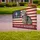 Tabby Cat Distressed American Flag 1776-2026 - USA 250th Anniversary of Blessings Yard Sign - 3