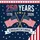 250 Years Crossed American Flags 1776-2026 - USA 250th Anniversary Patriotic Gift Garden Flag - 6