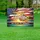 Florida Mockingbird American Flag 1776-2026 - USA 250th Anniversary Tropical Sunset Yard Sign - 5