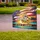 Florida Mockingbird American Flag 1776-2026 - USA 250th Anniversary Tropical Sunset Yard Sign - 3