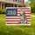Patriotic Gray Tabby Cat American Flag USA 250th Anniversary (1776-2026) Independence Day Yard Sign - 1