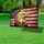 Bald Eagle Christian Cross American Flag 1776-2026 - One Nation Under God 250 Years Yard Sign - 4