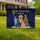 Golden Retriever Betsy Ross Flag 1776-2026 - Merry Christmas America 250th Patriotic Yard Sign - 1