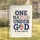 One Nation Under God American Flag Cross Design 1776-2026 - USA 250th Anniversary Garden Flag - 1