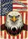 Bald Eagle American Flag 1776-2026 - USA 250 Years Freedom Independence Day Gift for Dad Garden Flag - 6