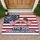Crossed Betsy Ross Flags 1776-2026 - USA 250th Anniversary Patriotic Commemoration Doormat - 1