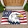Bald Eagle American Flag 1776-2026 - USA 250th Anniversary Historic Patriotic Design Doormat - 1