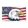 Bald Eagle American Flag 1776-2026 - USA 250th Anniversary Historic Patriotic Design Doormat - 3