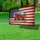 Vintage Tractor Distressed American Flag 250 Years of Freedom 1776-2026 Patriotic Yard Sign - 4