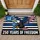 Bald Eagle American Flag Christian Cross Thin Blue Line - USA 250 Years of Freedom Doormat - 1