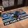 Bald Eagle American Flag Christian Cross Thin Blue Line - USA 250 Years of Freedom Doormat - 4