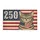 Gray Tabby Cat American Flag 250th Anniversary (1776-2026) Patriot Cat Lover Gift Doormat - 3