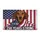 Dachshund American Flag 1776-2026 - USA 250th Anniversary Patriotic Dog Art Doormat - 3