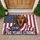 Dachshund American Flag 1776-2026 - USA 250th Anniversary Patriotic Dog Art Doormat - 1