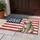 Patriotic Gray Tabby Cat American Flag USA 250th Anniversary (1776-2026) Independence Day Doormat - 5