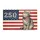 Patriotic Gray Tabby Cat American Flag USA 250th Anniversary (1776-2026) Independence Day Doormat - 3