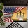 Patriotic American Flag Crosses Lamb - God Bless America Faith & Freedom Decor Doormat - 6