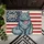 Majestic Fluffy Cat Distressed American Flag 1776-2026 - USA 250th Anniversary Doormat - 6