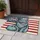Majestic Fluffy Cat Distressed American Flag 1776-2026 - USA 250th Anniversary Doormat - 5