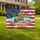 Coqui Frog Puerto Rico Map American Flag - USA 250th Anniversary Celebrating Our Journey Yard Sign - 1