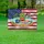 Coqui Frog Puerto Rico Map American Flag - USA 250th Anniversary Celebrating Our Journey Yard Sign - 5